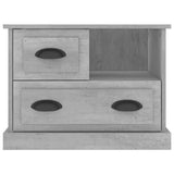 Bedside Cabinet Concrete Grey 60x39x45 cm - Close-Up Angle