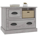 Bedside Cabinet Grey Sonoma 60x39x45 cm - Top-Down View