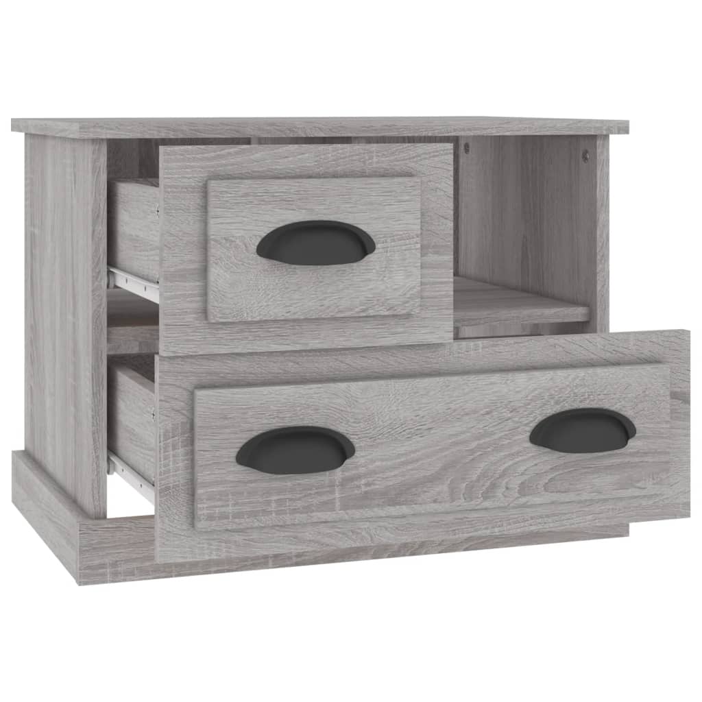 Bedside Cabinet Grey Sonoma 60x39x45 cm