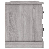 Bedside Cabinet Grey Sonoma 60x39x45 cm - Low Angle