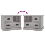 Bedside Cabinet Grey Sonoma 60x39x45 cm