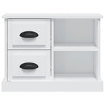 Bedside Cabinet White 60x35.5x45 cm
