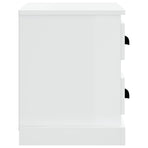 Bedside Cabinet White 60x35.5x45 cm