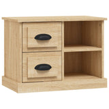 Bedside Cabinet Sonoma Oak 60x35.5x45 cm - Front View