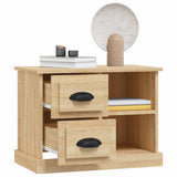 Bedside Cabinet Sonoma Oak 60x35.5x45 cm - 45-Degree Angle