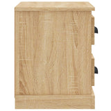 Bedside Cabinet Sonoma Oak 60x35.5x45 cm - Low Angle