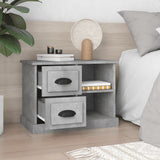 Bedside Cabinet Concrete Grey 60x35.5x45 cm