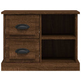 Bedside Cabinet Brown Oak 60x35.5x45 cm - Close-Up Angle