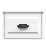 Wall-mounted Bedside Cabinet White 41.5x36x28cm