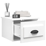 Wall-mounted Bedside Cabinets 2 pcs White 41.5x36x28cm - Top-Down View