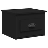 Wall-mounted Bedside Cabinets 2 pcs Black 41.5x36x28cm