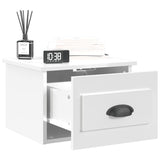 Wall-mounted Bedside Cabinets 2 pcs High Gloss White 41.5x36x28cm - Top-Down View