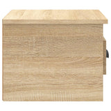 Wall-mounted Bedside Cabinet Sonoma Oak 41.5x36x28cm - Close-Up Angle