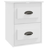 Wall-mounted Bedside Cabinets 2 pcs White 41.5x36x53cm - Close-Up Angle
