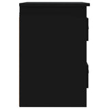Wall-mounted Bedside Cabinets 2 pcs Black 41.5x36x53cm - Extra Image