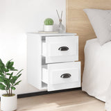 Wall-mounted Bedside Cabinets 2 pcs High Gloss White 41.5x36x53cm - Top-Down View