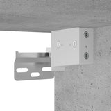 Wall-mounted Bedside Cabinet Concrete Grey 41.5x36x53cm - Extra Image