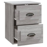 Wall-mounted Bedside Cabinets 2 pcs Grey Sonoma 41.5x36x53cm - Low Angle