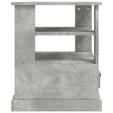 Side Table Concrete Grey 50x50x60 cm Engineered Wood