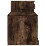 Shoe Cabinet Smoked Oak 100x42x60 cm Engineered Wood - Close-Up Angle