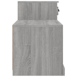Shoe Cabinet Grey Sonoma 100x42x60 cm Engineered Wood - Close-Up Angle