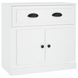 Sideboard White 70x35.5x67.5 cm Engineered Wood - Front View