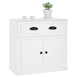 Sideboard White 70x35.5x67.5 cm Engineered Wood - Top-Down View