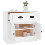 Sideboard White 70x35.5x67.5 cm Engineered Wood