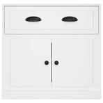Sideboard White 70x35.5x67.5 cm Engineered Wood