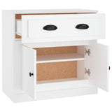Sideboard White 70x35.5x67.5 cm Engineered Wood - Low Angle
