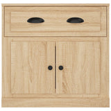 Sideboard Sonoma Oak 70x35.5x67.5 cm Engineered Wood