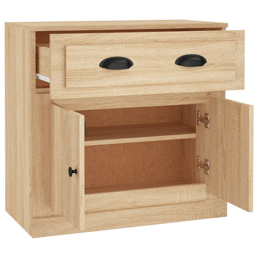 Sideboard Sonoma Oak 70x35.5x67.5 cm Engineered Wood
