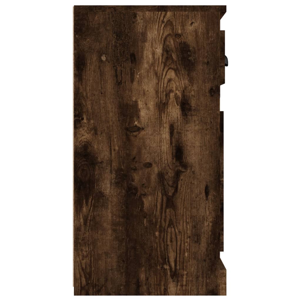 Sideboard Smoked Oak 70x35.5x67.5 cm Engineered Wood