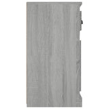 Sideboard Grey Sonoma 70x35.5x67.5 cm Engineered Wood - Close-Up Angle