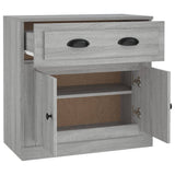 Sideboard Grey Sonoma 70x35.5x67.5 cm Engineered Wood - Low Angle