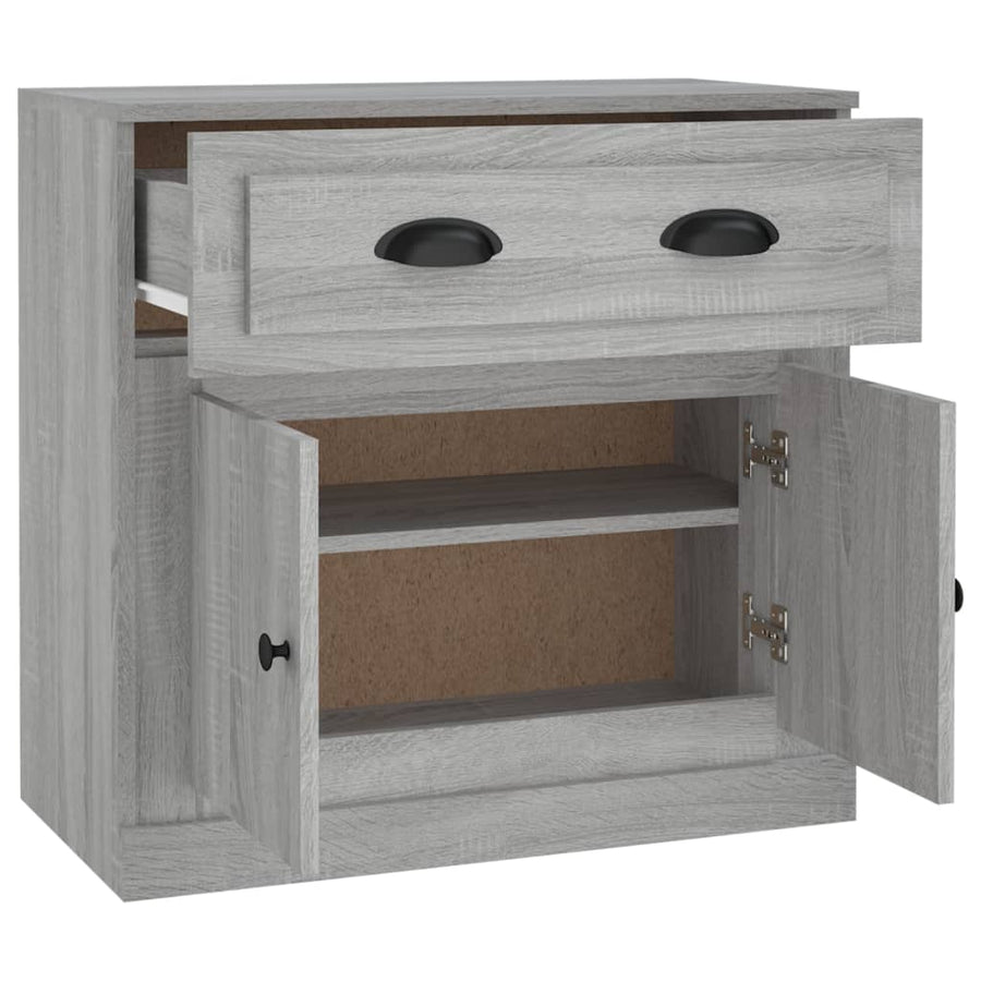 Sideboard Grey Sonoma 70x35.5x67.5 cm Engineered Wood