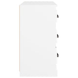 Sideboard White 70x35.5x67.5 cm Engineered Wood - Close-Up Angle