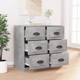 Sideboard Concrete Grey 70x35.5x67.5 cm Engineered Wood