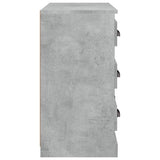 Sideboard Concrete Grey 70x35.5x67.5 cm Engineered Wood - Close-Up Angle