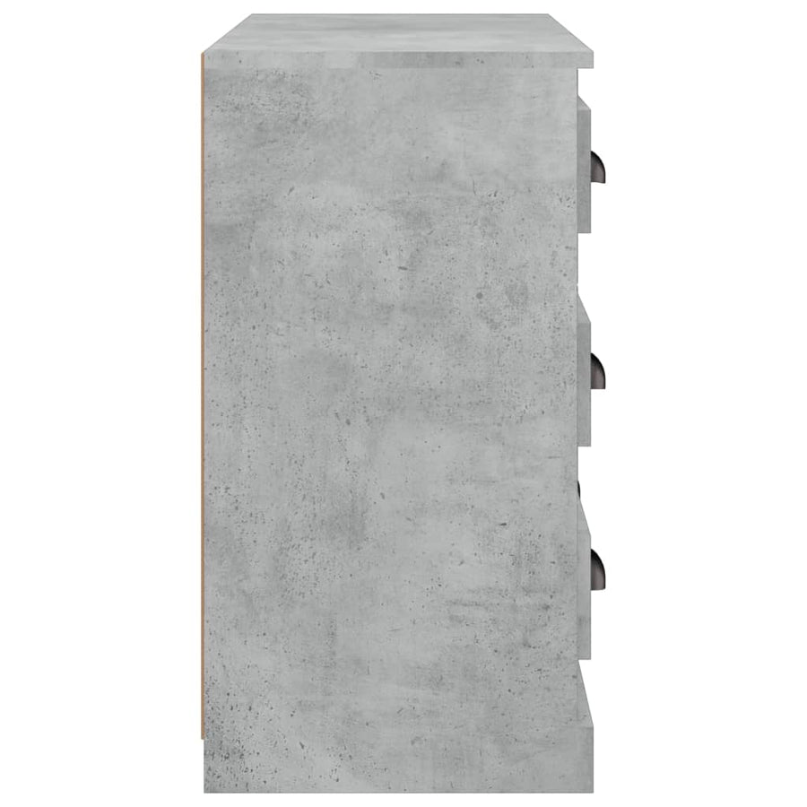 Sideboard Concrete Grey 70x35.5x67.5 cm Engineered Wood