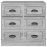 Sideboard Grey Sonoma 70x35.5x67.5 cm Engineered Wood