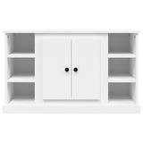 Sideboard White 100x35.5x60 cm Engineered Wood - Rear View
