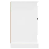 Sideboard White 100x35.5x60 cm Engineered Wood - Close-Up Angle