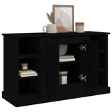 Sideboard Black 100x35.5x60 cm Engineered Wood - 45-Degree Angle