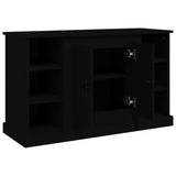 Sideboard Black 100x35.5x60 cm Engineered Wood