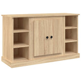 Sideboard Sonoma Oak 100x35.5x60 cm Engineered Wood - Front View