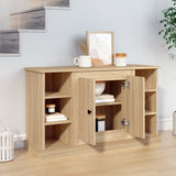 Sideboard Sonoma Oak 100x35.5x60 cm Engineered Wood - Side View
