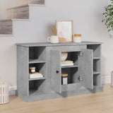 Sideboard Concrete Grey 100x35.5x60 cm Engineered Wood - Side View