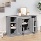 Sideboard Grey Sonoma 100x35.5x60 cm Engineered Wood - Side View