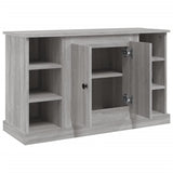 Sideboard Grey Sonoma 100x35.5x60 cm Engineered Wood - Low Angle